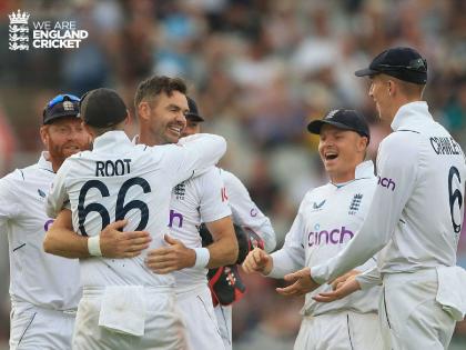 James Anderson becomes the first pacer to complete 950 International wickets , England have defeated South Africa by an innings and 85 runs to level the Test series by 1-1 | ENG vs SA Test : James Andersonने इतिहास घडविला, घेतल्या ९५० विकेट्स! इंग्लंडने तीन दिवसांत जिंकली कसोटी