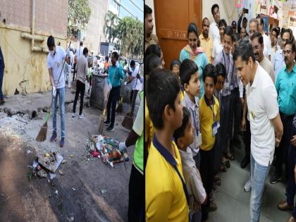 citizens should also be involved in cleanliness drive commissioner saurabh rao conducted cleanliness drive in wagle estate area | स्वच्छता मोहिमेत नागरिकांनाही सहभागी करावे; आयुक्त सौरभ राव यांनी वागळे परिसरात राबविली स्वच्छता मोहिम