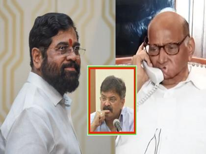 Sharad Pawar called Chief Minister for Jitendra Awhad Molestation case; Eknath Shinde clearly said its not political | Jitendra Awhad: जितेंद्र आव्हाडांसाठी शरद पवारांचा मुख्यमंत्र्यांना फोन; एकनाथ शिंदेंनी स्पष्टच सांगितले...