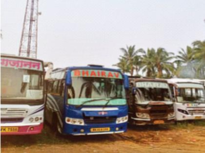 Traveling companies waiting for passengers | ट्रॅव्हल्स कंपन्यांना प्रवाशांची प्रतीक्षा; काेराेनाच्या दहशतीने प्रवास करण्यास नकार