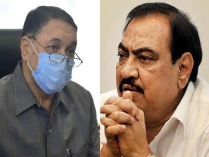 Teach corrupt leaders a lesson; NCP leader Eknath Khadse has made such an appeal to Home Minister Dilip Walse-Patal | भ्रष्ट नेत्यांना धडा शिकवा, जरा कडक भूमिका घ्या; खडसे यांचे दिलीप वळसे-पाटलांना आवाहन