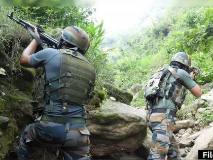Security forces surround 3-4 terrorists in Kishtwar jammu kashmir; Encounter begins, search for terrorists involved in Pahalgam attack begins... | किश्तवाडमध्ये ३-४ दहशतवाद्यांना सुरक्षा दलांनी घेरले; चकमक सुरु, पहलगाम हल्ल्यातील दहशतवादांचा शोध सुरु... Security forces surround 3-4 terrorists in Kishtwar jammu kashmir; Encounter begins, search for terrorists involved in Pahalgam attack begins... | किश्तवाडमध्ये ३-४ दहशतवाद्यांना सुरक्षा दलांनी घेरले; चकमक सुरु, पहलगाम हल्ल्यातील दहशतवादांचा शोध सुरु...