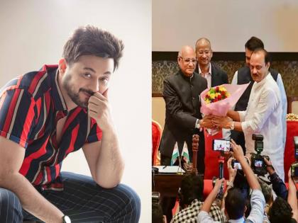 marathi actor swapnil joshi tweet on maharashtra politics says art of writing a great script | महाराष्ट्राच्या राजकीय नाट्याची उत्तम पटकथा, स्वप्नील जोशी ट्वीट करत म्हणाला, 'आर्ट...'