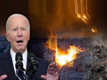 america joe biden claims india connection of hamas attack on israel | भारताने ‘ती’ एक घोषणा केली अन् इस्रायल-हमास युद्ध भडकले; जो बायडन यांचा मोठा दावा