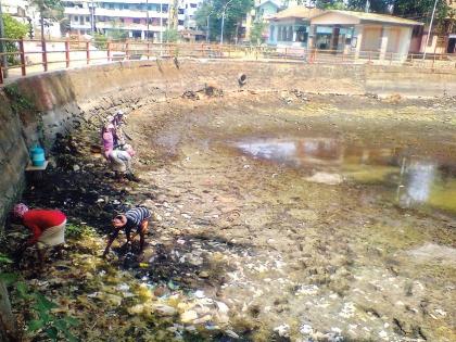 The lake in front of the Jogeshwari temple is free from the pond | जोगेश्वरी मंदिरासमोरील तलाव झाला गाळमुक्त