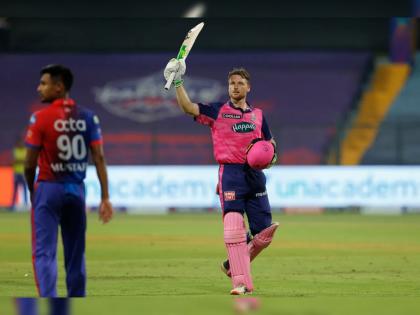 IPL 2022 DC vs RR Live Updates : Unstoppable Jos Buttler rakes up third century, Orange Cap - the difference between Jos Buttler and the 2nd placed batter, Video  | Unstoppable Jos Buttler IPL 2022 DC vs RR Live Updates : 9 Six & 9 Four; जोस बटलरची वादळी खेळी पाहा ७ मिनिटांच्या व्हिडीओतून; मोडले अनेक विक्रम, Video 