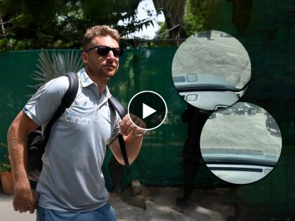 England are touring Pakistan after a gap of of 17 years and England team travels on bad, uneven roads on arrival in Pakistan, Video | PAK vs ENG : १७ वर्षांनी इंग्लंडचा संघ पाकिस्तानात आला अन् पाहायला मिळाले रस्त्यावरील 'खड्डे'; Video Viral