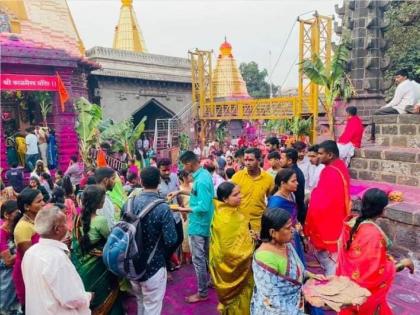 Devotees flock to Jotiba Darshan on the first Sunday of Shravan | श्रावणाच्या पहिल्या रविवारी जोतिबा दर्शनाला भाविकांची गर्दी, येत्या बुधवारी श्रावण षष्ठी यात्रा