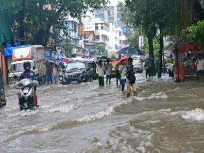 'Red Alert' in many states of the country; Raigad and Mumbai also received heavy rainfall | देशातील अनेक राज्यात 'रेड अलर्ट'; मुंबईसह रायगडमध्येही पावसाचा जोर वाढला