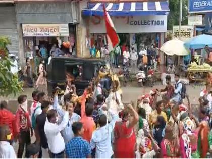 Tribal Day celebrated with great enthusiasm in Shahapur | शहापुरात आदिवासी दिन मोठ्या उत्साहात साजरा 