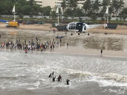 Four bodies found on Juhu Chowpatty found; Stop searching | जुहू चौपाटीवर बुडालेल्या चौघांचेही मृतदेह सापडले; शोधकार्य थांबविले 