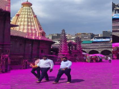 Due to the heat, the feet of the devotees who came to see Jotiba started getting blisters | उन्हाचा कडाका! जोतिबाच्या दर्शनासाठी आलेल्या भाविकांच्या पायाला बसू लागले चटके, मंडप, मॅटिंग व्यवस्था करण्याची मागणी‎ 