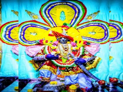 Jotiba Sohan Mahapuja decorated in lotus flowers | Navratri2022: जोतिबाची सोहन कमळ पुष्पामध्ये सालंकृत महापूजा