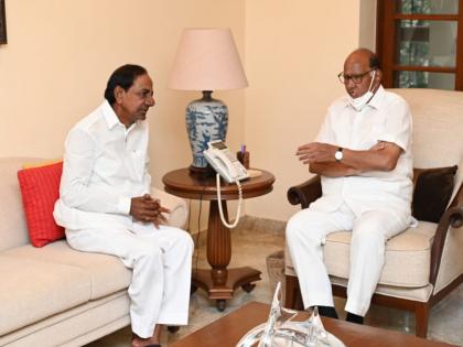 Chandrasekhar Rao's BRS Maharashtra merged with Sharad Pawar group | Sharad Pawar: चंद्रशेखर राव यांचा बीआरएस महाराष्ट्र शरद पवार गटात विलीन