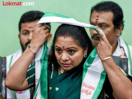 K Kavitha suspended from BRS by her father K Chandrasekhar Rao | तेलंगणात मोठा राजकीय भूकंप; के. कवितांची पक्षातून हकालपट्टी, वडिलांनीच केली कारवाई K Kavitha suspended from BRS by her father K Chandrasekhar Rao | तेलंगणात मोठा राजकीय भूकंप; के. कवितांची पक्षातून हकालपट्टी, वडिलांनीच केली कारवाई