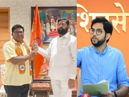 Former corporator from Worli Santosh Kharat joined CM EKnath Shinde group, shock to Aditya Thackeray | वरळीतला माजी नगरसेवक शिंदे गटात, आदित्य ठाकरेंना धक्का; पक्ष सोडण्याचं कारण की...