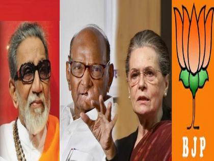 NCP Sharad Pawar, Congress Sonia Gandhi, Shivsena balasaheb thackeray; But the party of BJP workers | "राष्ट्रवादी पवारांचा, काँग्रेस गांधींचा, शिवसेना ठाकरेंची; पण भाजप कार्यकर्त्यांचा पक्ष"