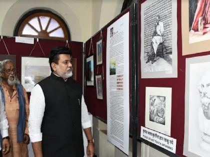 61st Maharashtra State Art Exhibition organized by State Directorate of Arts at Thiba Palace, Ratnagiri | कलाप्रेमींना, कलाकारांना मानाची वागणूक द्या - मंत्री उदय सामंत