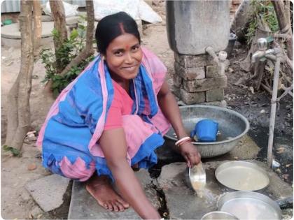 भाजपानं दिली संधी, आयुष्याला मिळाली कलाटणी; धुणं-भांडी, घरकाम करणाऱ्या कलिता माझी बनल्या आमदार - Marathi News | Kalita Majhi, a maid worker from West Bengal, has become an MLA on a BJP ticket | Latest national News at Lokmat.com