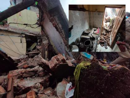 Kalyan: A one-storey building collapsed in Kalyan, killing one and injuring another | Kalyan: कल्याणमध्ये एक मजली इमारत कोसळली, एकाचा मृत्यू अन्य एकजण जखमी