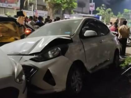 3 killed, 3 seriously injured in collision with drunk car driver in Ulhasnagar | उल्हासनगरात भीषण अपघात! मद्यधुंद कार चालकाच्या धडकेत ३ जणांचा मृत्यू तर ३ जण जखमी