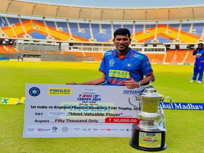 India captures the India-England International Disability Cricket Series | भारत-इंग्लंड आतंरराष्ट्रीय दिव्यांग क्रिकेट सिरीजवर भारताचा कब्जा