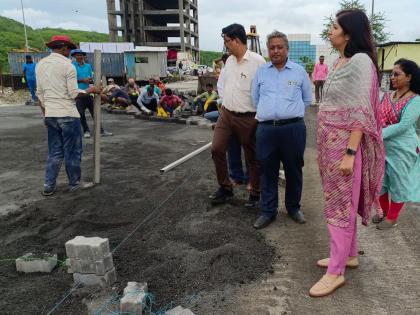 commissioner inspected durgadi ganesh ghat of kalyan | कल्याणच्या दुर्गाडी गणेश घाटाची आयुक्तांनी केली पाहणी