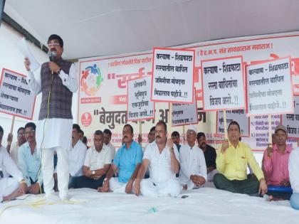 hunger strike of Kalyan Sheel road project affected people | कल्याण-शीळ रस्ते प्रकल्प बाधितांचे बेमुदत उपोषण सुरु