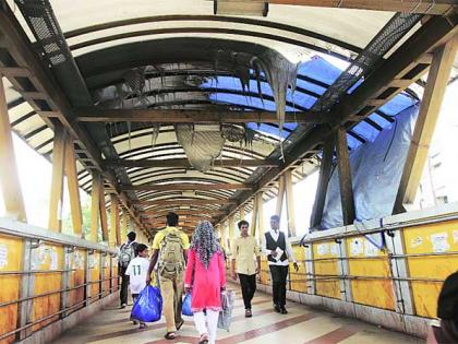 Kalyan's Skywalk's Structural Audit started | कल्याणच्या स्कायवॉकचे स्ट्रक्चरल ऑडिट सुरू