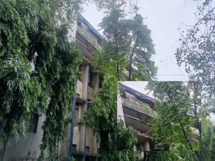 Thane: Slab of Kamgar Hospital collapses; One person was injured | Thane: कामगार हॉस्पिटलचा स्लॅबचा भाग कोसळला; एक जण जखमी