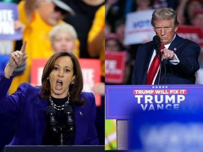 Kamla Harris vs Donald Trump: Conflict in seven states, Trump leading in one; The world's eyes were on the US vote | सात राज्यांत कांटे की टक्कर, एकात ट्रम्प आघाडीवर; अमेरिकेच्या मतदानावर जगाच्या नजरा खिळल्या