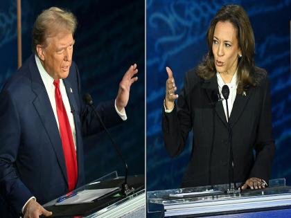 Kamala harris succeeded in encircling Donald Trump in Debate; Trump's dilemma on various issues | डिबेटमध्ये ट्रम्प यांना घेरण्यात कमला ठरल्या यशस्वी; अनेक मुद्द्यांवर झाली कोंडी