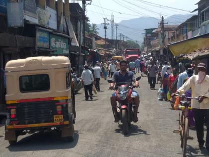 To buy | खरेदी करण्यासाठी कणकवली शहरात पुन्हा एकदा गर्दी !पोलीसांची कारवाई