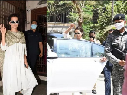 Kangana Ranaut clicked sans mask outside dubbing studio, actor Suyyash Rai calls it 'dumbness at its best' | कंगना रणौतने सार्वजनिक ठिकाणी मास्क न घातल्याने अभिनेत्याने तिला सुनावले खडे बोल