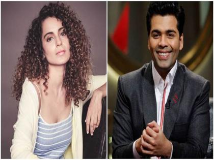 kangana ranaut touching feet of karan johar on Indias next superstars | ...अन् बॉलिवूड क्वीन कंगना राणौतनं चक्क धरले करण जोहरचे पाय