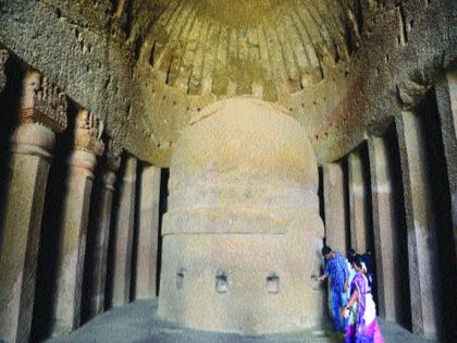  Attractions of tourists to Kanheri caves ... | कान्हेरी लेण्यांचे पर्यटकांना आकर्षण...