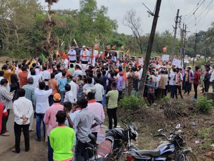 Demonstration in Kankavali from BJP's tractor rally | कृषी विधेयकाच्या समर्थनार्थ भाजपाचे ट्रॅक्टर रॅलीतून कणकवलीत शक्तिप्रदर्शन