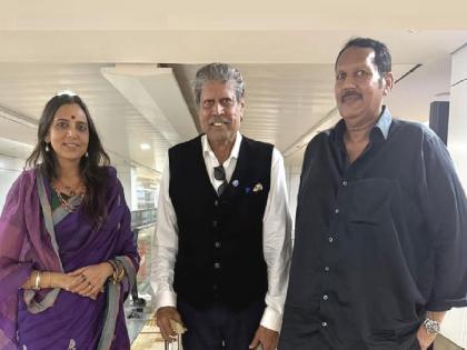 MPs Udayanraje Bhosale and Damayantiraje Bhosale met former Indian cricket team captain Kapil Dev during their flight | सातारा शहरासह क्रिकेटसाठी निश्चित योगदान देऊ, कपिलदेव यांनी दिले आश्वासन MPs Udayanraje Bhosale and Damayantiraje Bhosale met former Indian cricket team captain Kapil Dev during their flight | सातारा शहरासह क्रिकेटसाठी निश्चित योगदान देऊ, कपिलदेव यांनी दिले आश्वासन