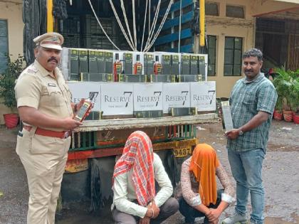 Goa made liquor worth 20 lakhs caught in Karad, two detained | गोवा बनावटीचा २० लाखांचा मद्यसाठा कराडात पकडला, दोघे ताब्यात