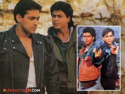 When Salman khan shot Shah Rukh Khan with gun on the sets of 'Karan-Arjun', Rakesh Roshan was shaken, read this story | 'करण-अर्जुन'च्या सेटवर जेव्हा सलमानने शाहरुखवर चालवली होती गोळी, राकेश रोशन यांचा उडाला होता थरकाप, वाचा हा किस्सा