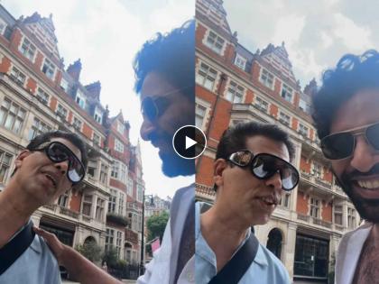 A fan met Karan Johar in London called him Uncle this was producer s recation | करण जोहरला लंडनमध्ये भेटला चाहता, व्हिडिओ ऑन करताच म्हणाला 'अंकल'!; Video व्हायरल