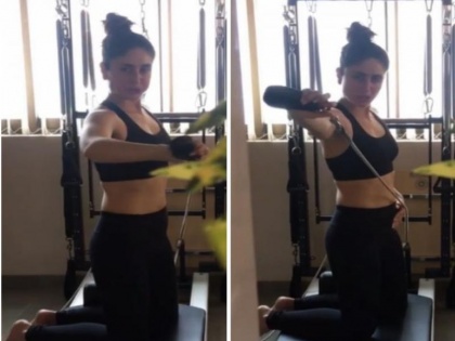 Kareena Kapoor fitness video doing pilates with Namrata Purohit goes viral | करीना कपूरचा हा फिटनेस व्हिडीओ पाहिलाय का?