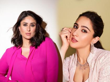 will kareena kapoor play sara ali khan mom role in movie actress answered in koffee with karan 8 | Koffee With Karan 8 : "सिनेमांत सारा अली खानच्या आईची भूमिका साकारणार का?", करीना कपूर म्हणाली, "मला वाटतं..."