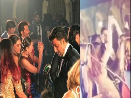 Abhishek Bachchan's Ex Karisma Kapoor And Wife Aishwarya Rai Danced Together At Isha-Anand's Sangeet | पाहा करिश्मा कपूर आणि ऐश्वर्या राय यांचा भन्नाट डान्स