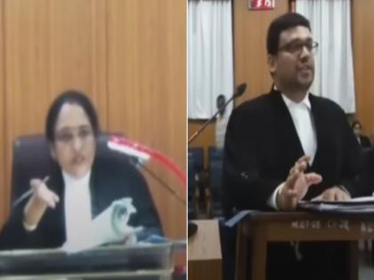 VIDEO woman who made an unreasonable demand for alimony was reprimanded by a lady judge of the High Court | "खर्च करायचा असेल तर तिलाच कमवू द्या"; पत्नीची अवास्तव पोटगीची मागणी, कोर्टानं झापलं