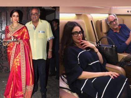 sridevi karwa chauth incident in flight demands pilot to turn plane so she can look at moon properly | श्रीदेवी यांनी विमानातच सोडला होता करवा चौथचा उपवास, पायलटला म्हणाल्या, 'मला चंद्र...'