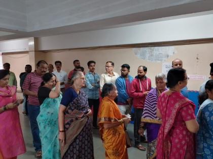 कसब्यात मतदानासाठी प्रचंड गर्दी..! 