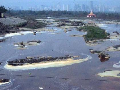 Residents are afraid of floods during monsoons; Filling the Kasadi River for CETP channels! | पावसाळ्यात पूरस्थिती येण्याची नागरिकांना भीती; सीईटीपीच्या वाहिन्यांसाठी कासाडी नदीत भराव!