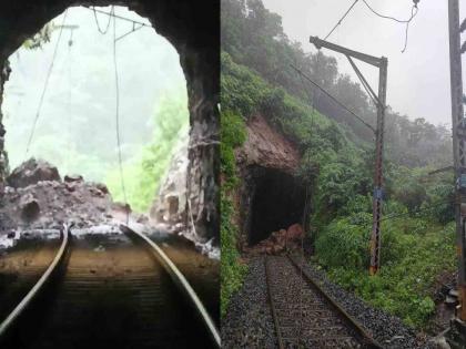 Railway services disrupted due to crack in Kasara railway ghat; | कसारा रेल्वे घाटात दरड कोसळल्याने रेल्वे सेवा विस्कळीत; रेल्वे सेवा विस्कळीत झाल्याने पर्यटकांचा हिरमोड