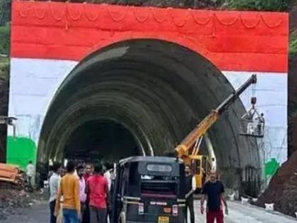 Kashedi tunnel on Mumbai Goa highway temporarily closed for traffic | मुंबई-गोवा महामार्गावरील कशेडी बोगदा वाहतुकीसाठी तात्पुरता बंद